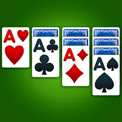 Скачать Solitaire: Classic Card Game (Клондайк Солитер) [МОД: Меню, Бесконечные монеты и Открытые уровни] | Взлом Solitaire: Classic Card Game на Андроид