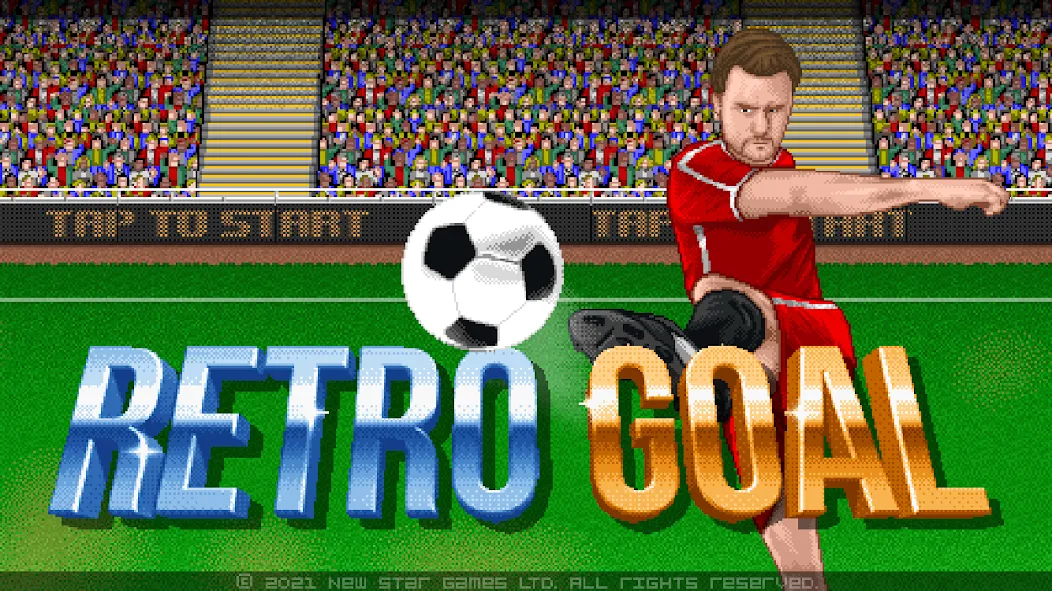Retro Goal (Ретро Гол) [МОД: Бесконечные деньги, Монеты и Мега MOD] Screenshot 1