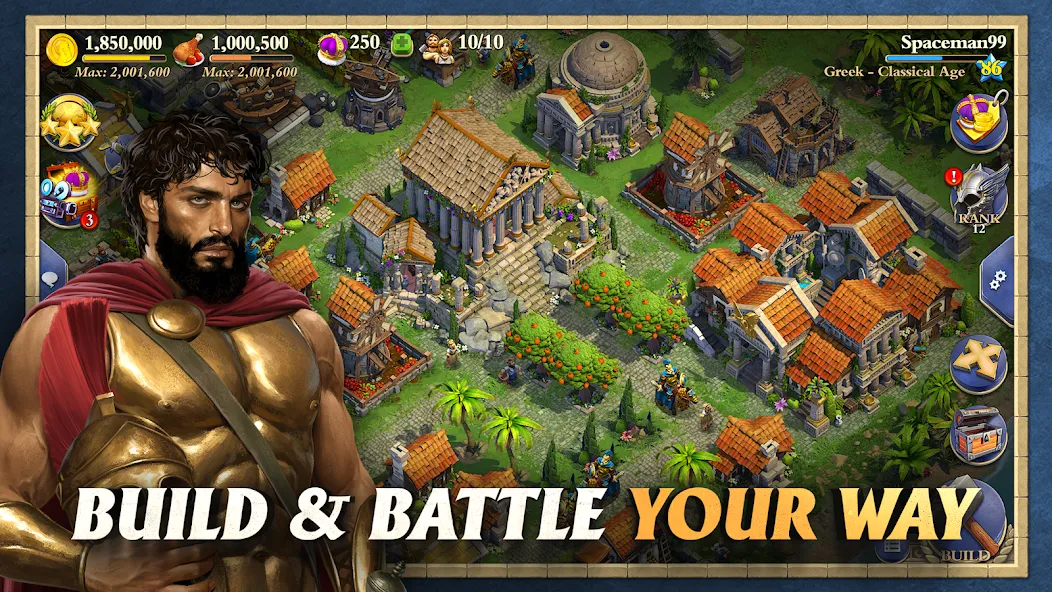 DomiNations Asia (Доминейшнс Азия) [МОД: Много денег, Монет и Все открыто] Screenshot 3