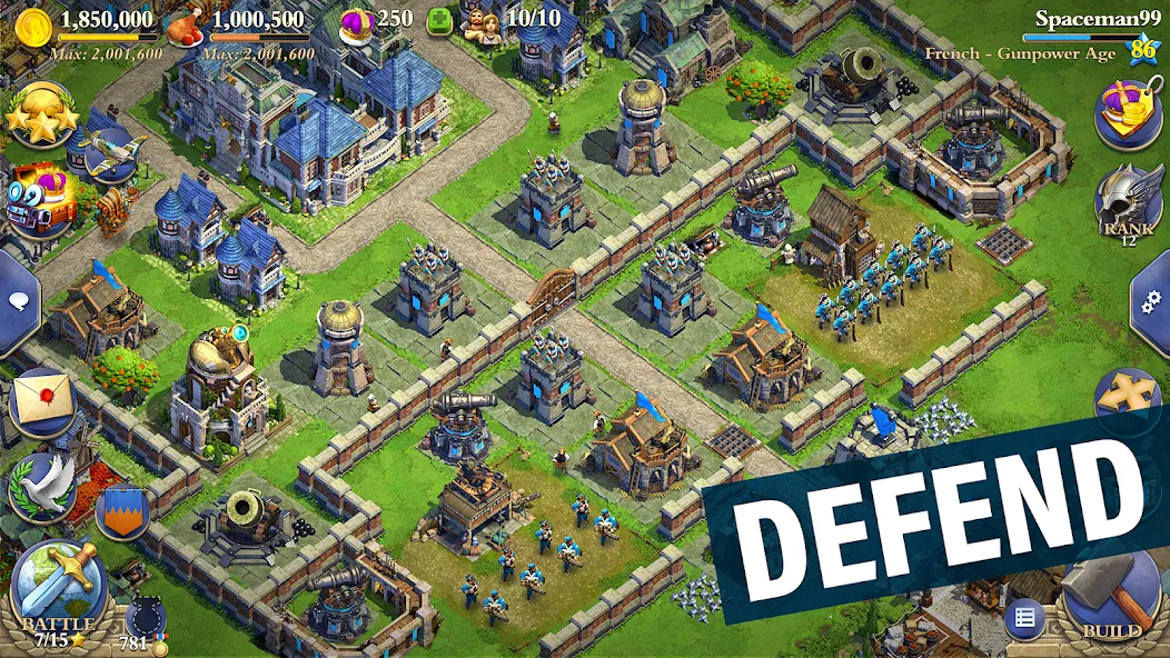 DomiNations (Доминейшнз) [МОД: Деньги, Монеты и Меню MOD] Screenshot 2