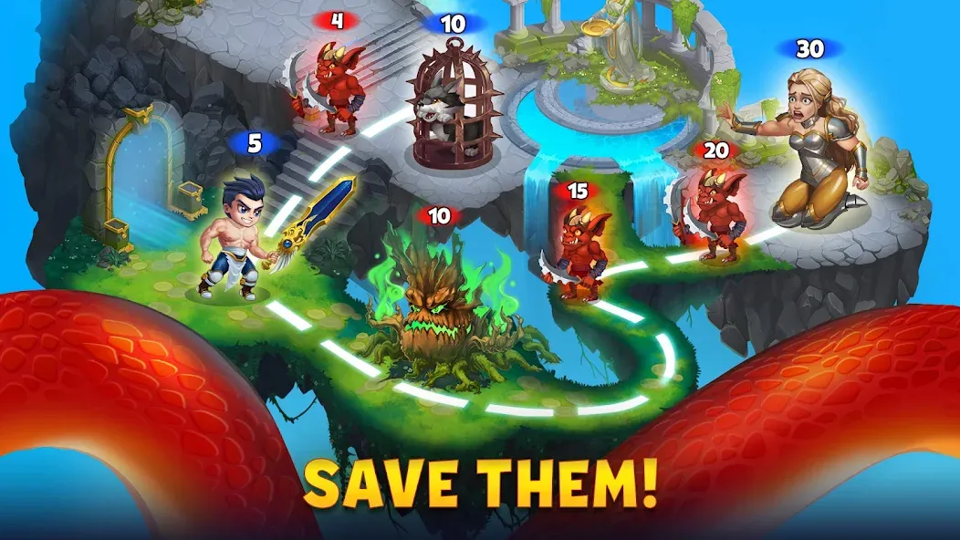 Hero Wars: Alliance [МОД: Много денег, Монет и Все открыто] Screenshot 2