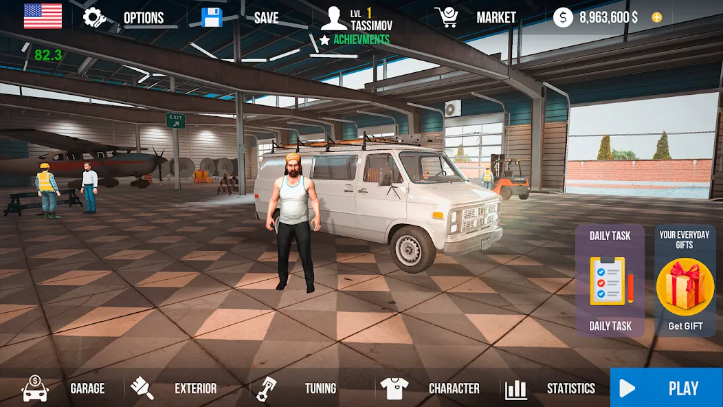 Nextgen: Truck Simulator Drive (Некстджен) [МОД: Все открыто, Дополнительные деньги и Меню MOD] Screenshot 1