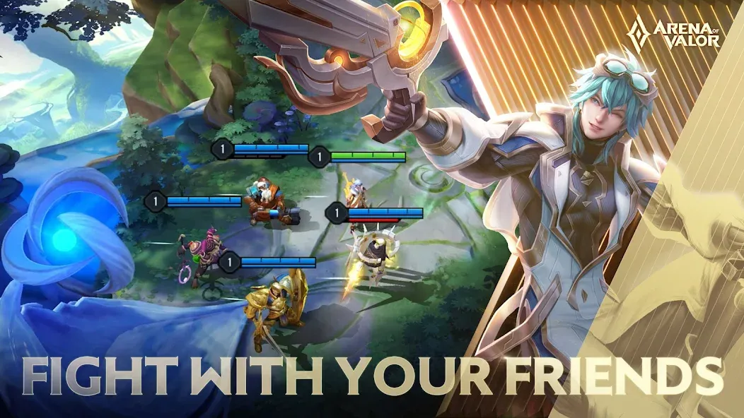 Arena of Valor (Арена величия) [МОД: Все открыто, Дополнительные деньги и Меню MOD] Screenshot 1