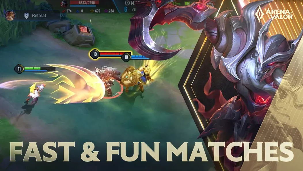 Arena of Valor (Арена величия) [МОД: Все открыто, Дополнительные деньги и Меню MOD] Screenshot 2