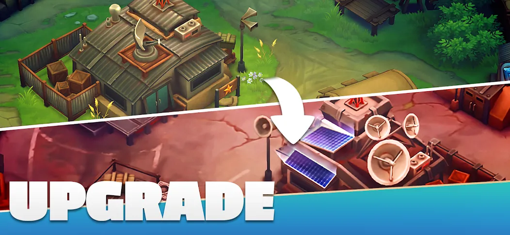 GUNS UP! Mobile War Strategy [МОД: Много монет, Открытые уровни и Мега MOD] Screenshot 3