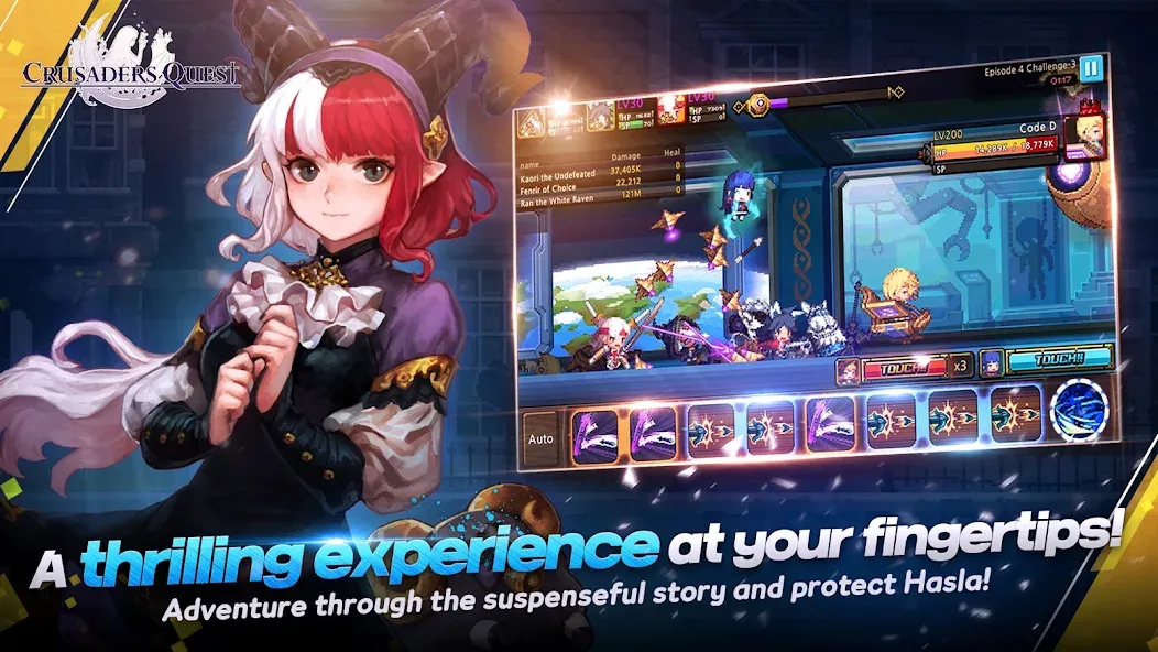 Crusaders Quest (Крузейдерс Квест) [МОД: Меню, Бесконечные монеты и Открытые уровни] Screenshot 2