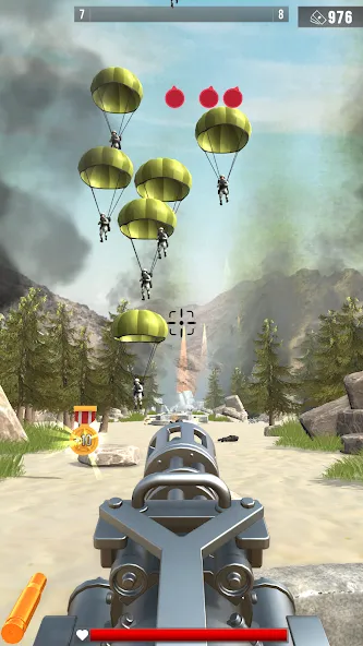 Infantry Attack: War 3D FPS (Инфантерийская атака) [МОД: Меню, Бесконечные монеты и Открытые уровни] Screenshot 3