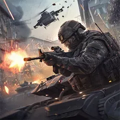 Скачать Infantry Attack: War 3D FPS (Инфантерийская атака) [МОД: Меню, Бесконечные монеты и Открытые уровни] | Взлом Infantry Attack: War 3D FPS на Андроид
