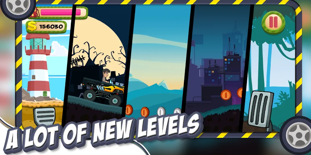 Hill Racing – Offroad Hill Adv (Хилл Рэйсинг) [МОД: Много денег, Монет и Все открыто] Screenshot 1
