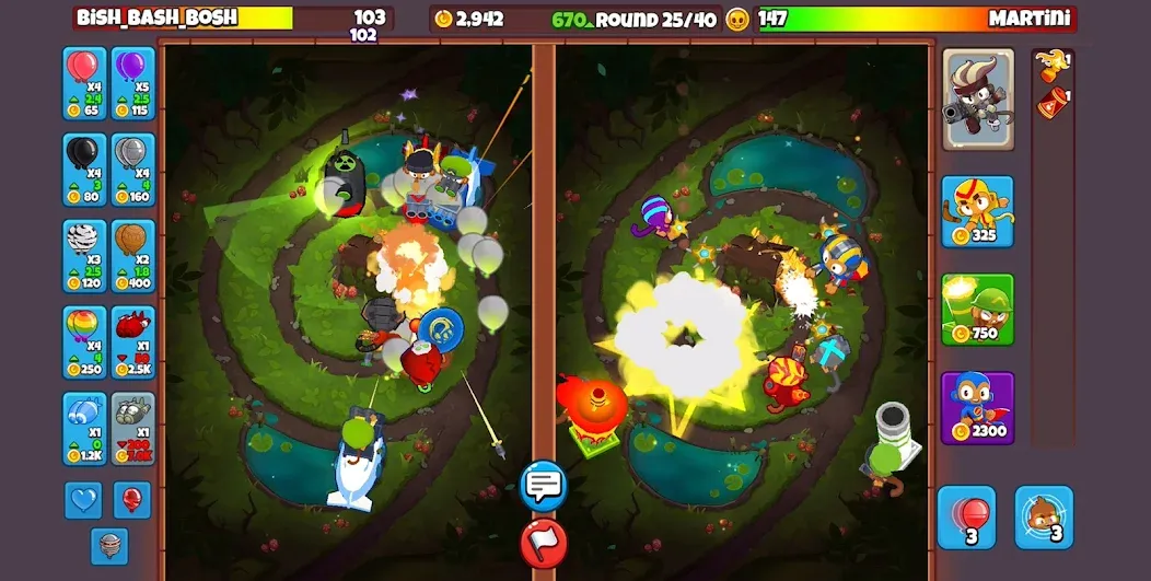 Bloons TD Battles 2 (Блунс ТД Батлс 2) [МОД: Меню, Бесконечные монеты и Открытые уровни] Screenshot 5