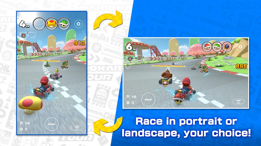 Mario Kart Tour (Марио Карт Тур) [МОД: Бесконечные деньги, Монеты и Мега MOD] Screenshot 3