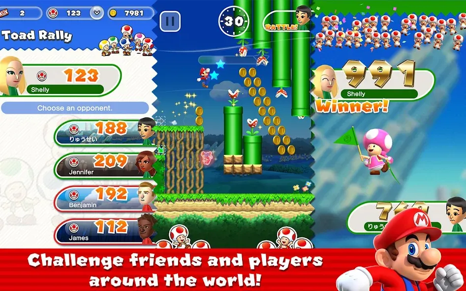 Super Mario Run (упер Марио Ран) [МОД: Бесконечные деньги, Монеты и Мега MOD] Screenshot 4