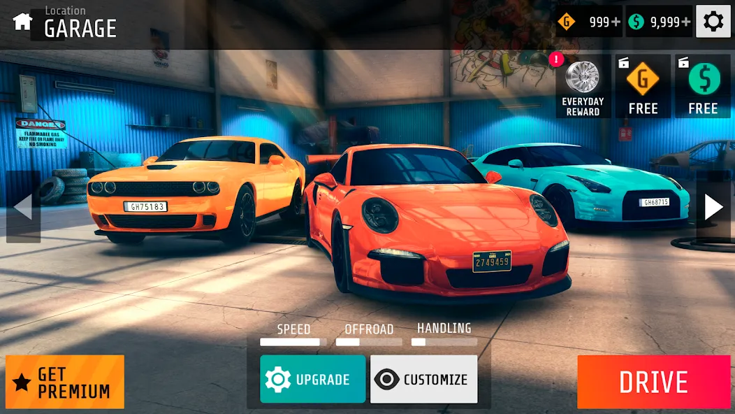 NS2 car racing game [МОД: Деньги, Монеты и Меню MOD] Screenshot 3