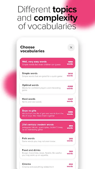 Alias - Word board game (Алиас) [МОД: Меню, Бесконечные монеты и Открытые уровни] Screenshot 3