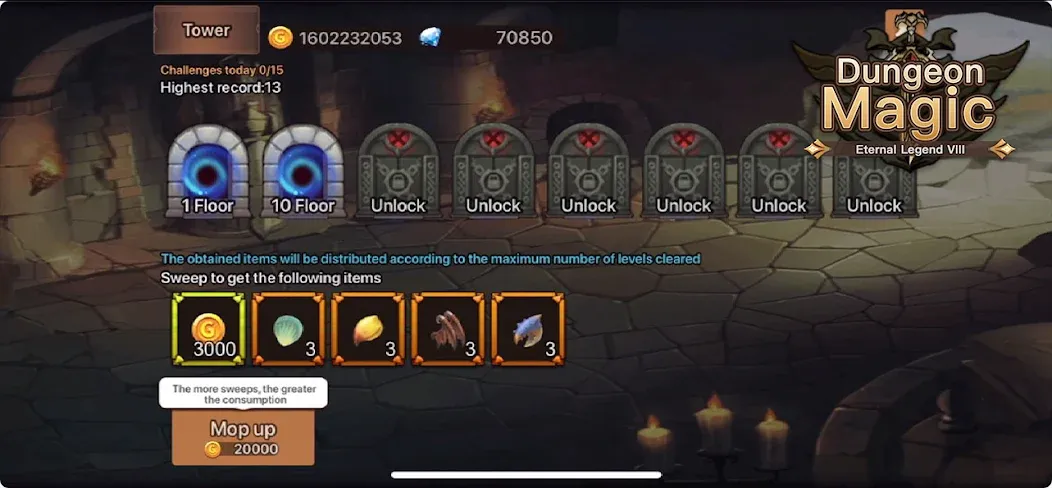 Magic Dungeon:Fallen Angel (Мэджик Данжен) [МОД: Меню, Бесконечные монеты и Открытые уровни] Screenshot 4