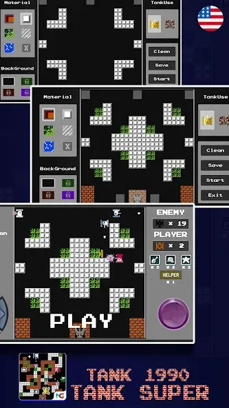 Tank 1990: Battle City Tank [МОД: Много денег, Монет и Все открыто] Screenshot 4