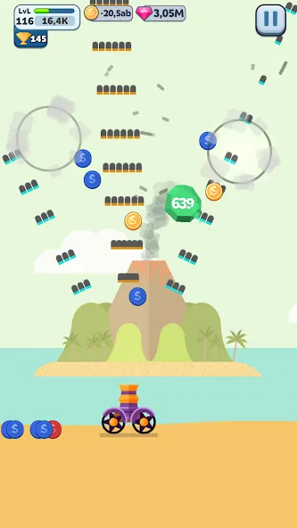 Ball Blast Cannon blitz mania (Балл Бласт Кэннон блиц мания) [МОД: Много денег, Монет и Все открыто] Screenshot 1