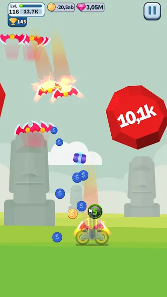 Ball Blast Cannon blitz mania (Балл Бласт Кэннон блиц мания) [МОД: Много денег, Монет и Все открыто] Screenshot 3