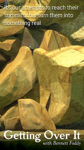 Getting Over It (Геттинговерит) [МОД: Много монет, Открытые уровни и Мега MOD] Screenshot 5