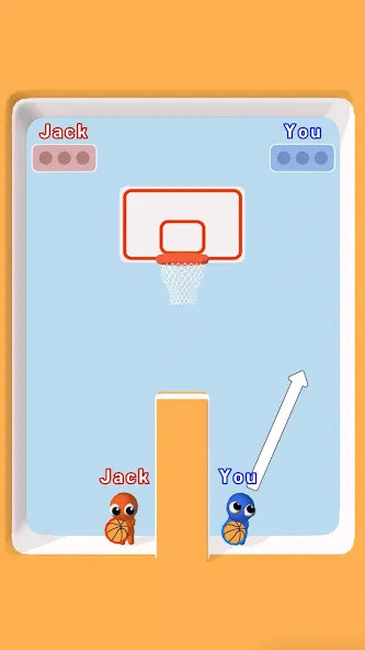 Basket Battle (БаскетБатл) [МОД: Меню, Бесконечные монеты и Открытые уровни] Screenshot 1