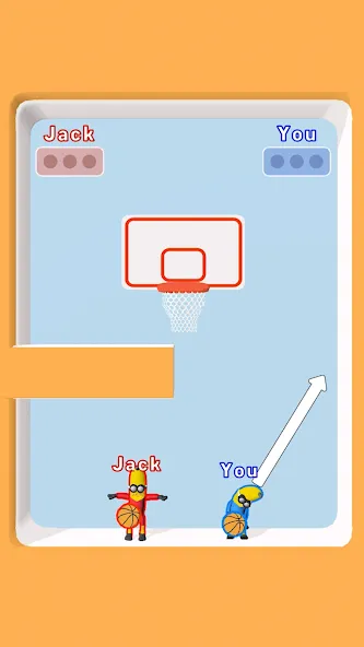 Basket Battle (БаскетБатл) [МОД: Меню, Бесконечные монеты и Открытые уровни] Screenshot 3
