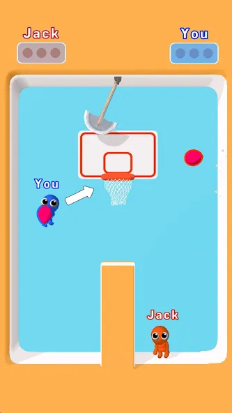 Basket Battle (БаскетБатл) [МОД: Меню, Бесконечные монеты и Открытые уровни] Screenshot 4