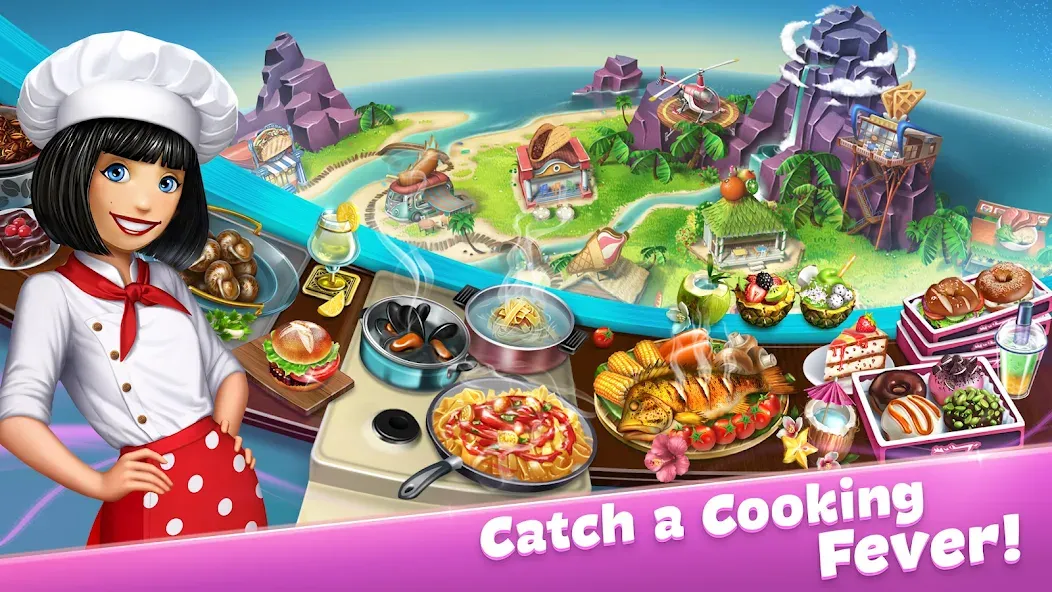 Cooking Fever: Restaurant Game [МОД: Все открыто, Дополнительные деньги и Меню MOD] Screenshot 5