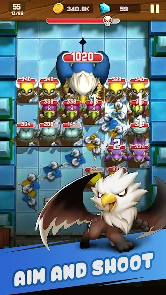 Monster Breaker Hero (Монстер Брейкер Герой) [МОД: Много монет, Открытые уровни и Мега MOD] Screenshot 2