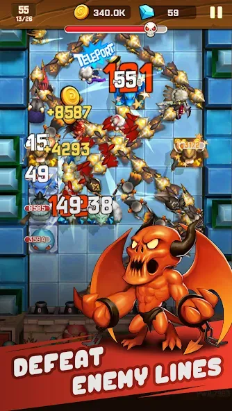 Monster Breaker Hero (Монстер Брейкер Герой) [МОД: Много монет, Открытые уровни и Мега MOD] Screenshot 3