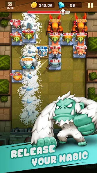 Monster Breaker Hero (Монстер Брейкер Герой) [МОД: Много монет, Открытые уровни и Мега MOD] Screenshot 4