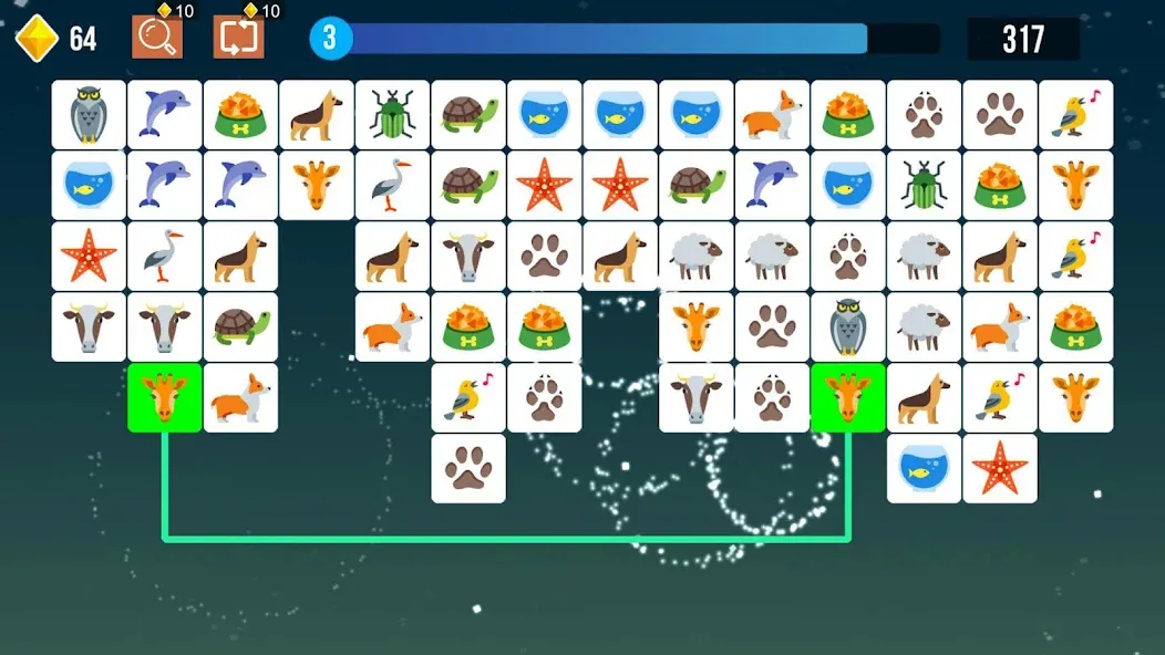 Pet Connect: Tile Puzzle Match (Пет Коннект) [МОД: Бесконечные деньги, Монеты и Мега MOD] Screenshot 1