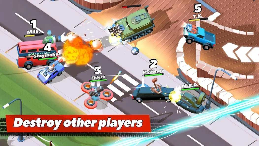 Crash of Cars (Краш оф Карс) [МОД: Деньги, Монеты и Меню MOD] Screenshot 1