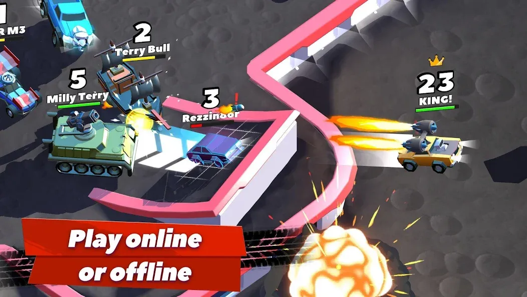 Crash of Cars (Краш оф Карс) [МОД: Деньги, Монеты и Меню MOD] Screenshot 5