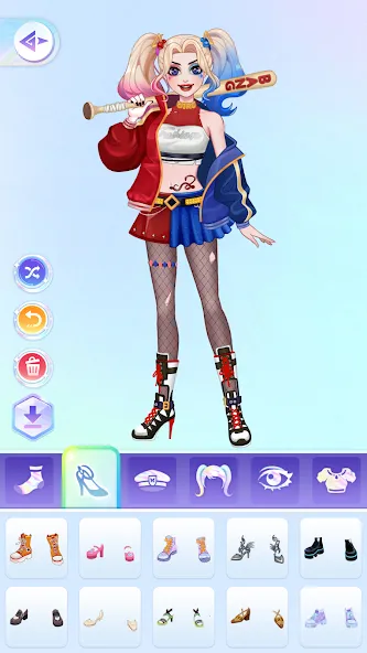 YoYa: Dress Up Fashion Girl (ЙоЯ) [МОД: Меню, Бесконечные монеты и Открытые уровни] Screenshot 2
