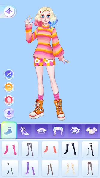 YoYa: Dress Up Fashion Girl (ЙоЯ) [МОД: Меню, Бесконечные монеты и Открытые уровни] Screenshot 4