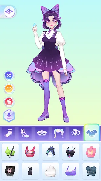 YoYa: Dress Up Fashion Girl (ЙоЯ) [МОД: Меню, Бесконечные монеты и Открытые уровни] Screenshot 5