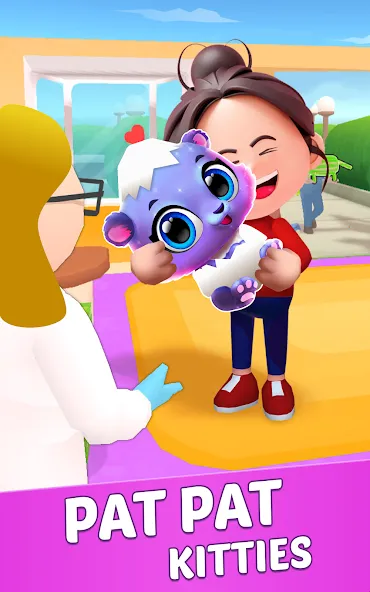 Cute Animals: Pet Doctor (Мрдж Кьют Энималс) [МОД: Много монет, Открытые уровни и Мега MOD] Screenshot 1