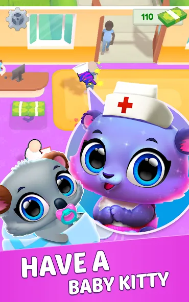 Cute Animals: Pet Doctor (Мрдж Кьют Энималс) [МОД: Много монет, Открытые уровни и Мега MOD] Screenshot 2