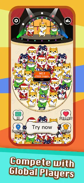 Doggo Go - Meme, Match 3 Tiles (Догго Го) [МОД: Много монет, Открытые уровни и Мега MOD] Screenshot 2