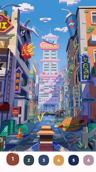 Color Time - Paint by Number (Колор Тайм) [МОД: Бесконечные деньги, Монеты и Мега MOD] Screenshot 5