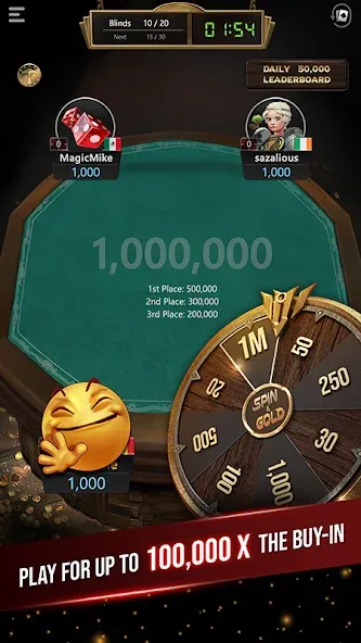 GGPoker UK - Real Online Poker (Покер Великобритания) [МОД: Меню, Бесконечные монеты и Открытые уровни] Screenshot 3