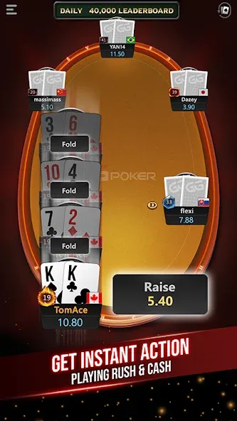 GGPoker UK - Real Online Poker (Покер Великобритания) [МОД: Меню, Бесконечные монеты и Открытые уровни] Screenshot 4