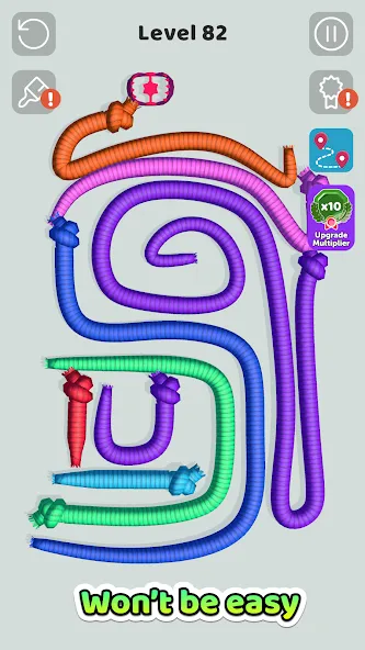 Tangled Snakes (Танглд Снейкс) [МОД: Деньги, Монеты и Меню MOD] Screenshot 4