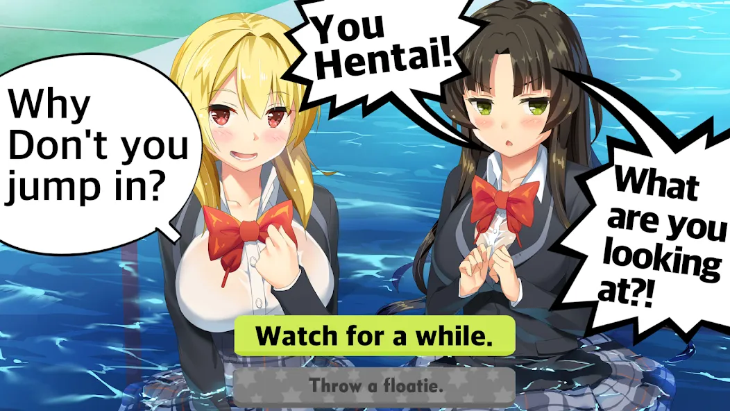 Moe! Ninja Girls/Sexy School [МОД: Меню, Бесконечные монеты и Открытые уровни] Screenshot 1