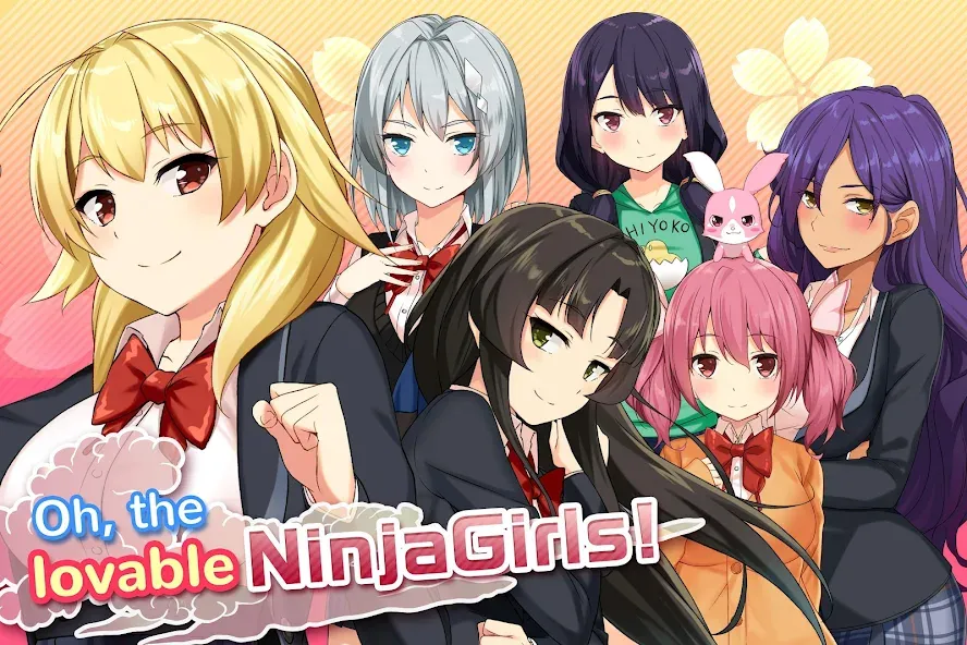 Moe! Ninja Girls/Sexy School [МОД: Меню, Бесконечные монеты и Открытые уровни] Screenshot 3