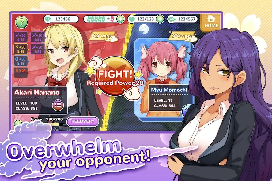 Moe! Ninja Girls/Sexy School [МОД: Меню, Бесконечные монеты и Открытые уровни] Screenshot 5