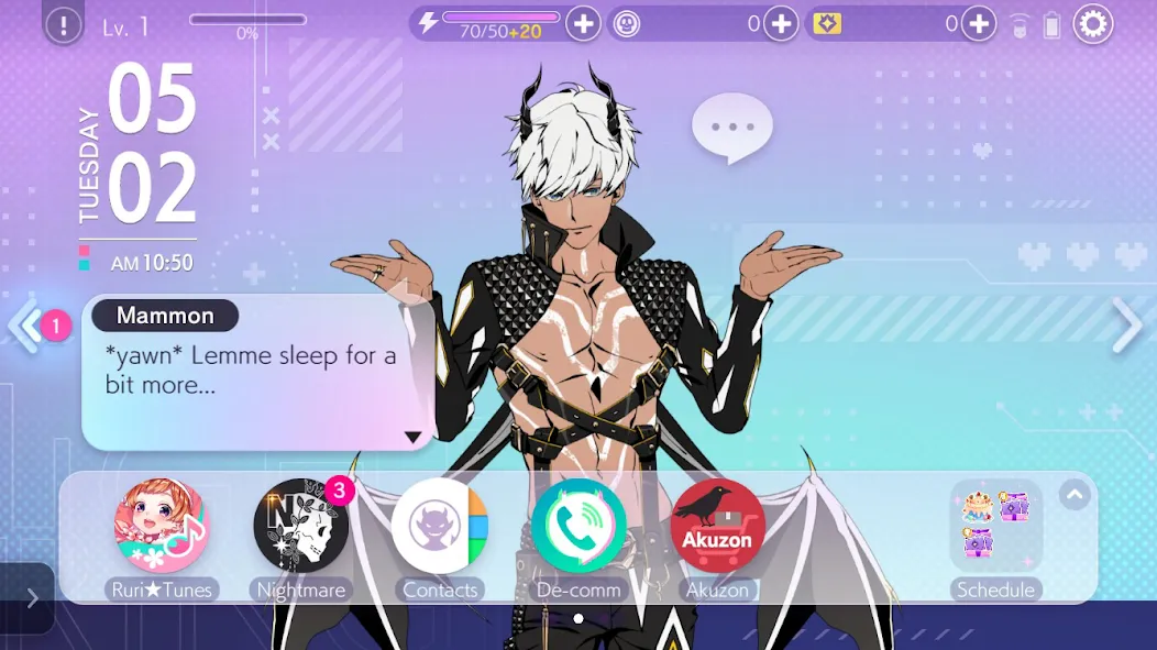 Otome Games Obey Me! NB [МОД: Меню, Бесконечные монеты и Открытые уровни] Screenshot 3