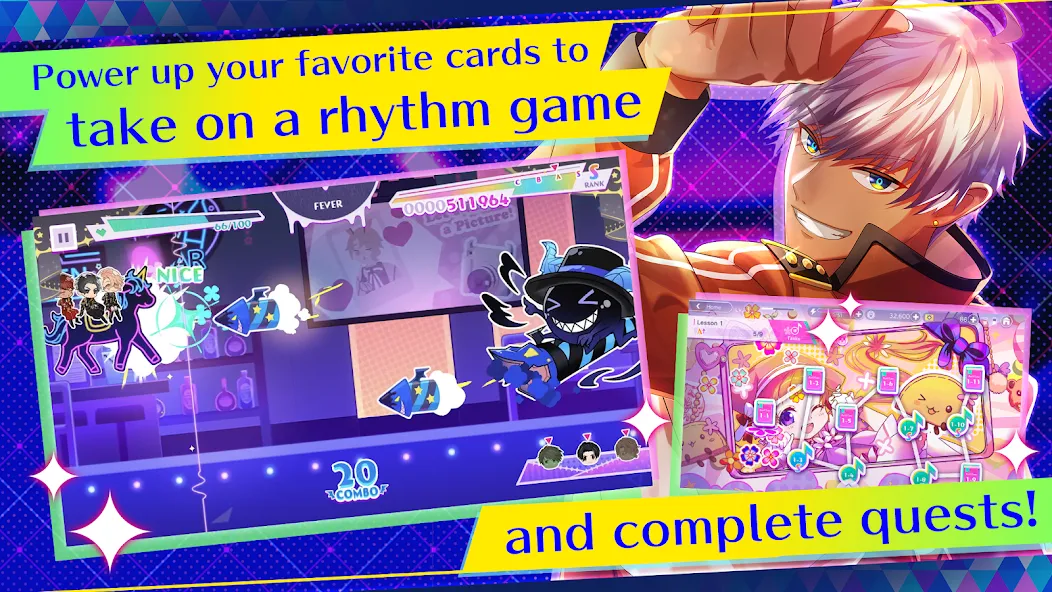 Otome Games Obey Me! NB [МОД: Меню, Бесконечные монеты и Открытые уровни] Screenshot 4