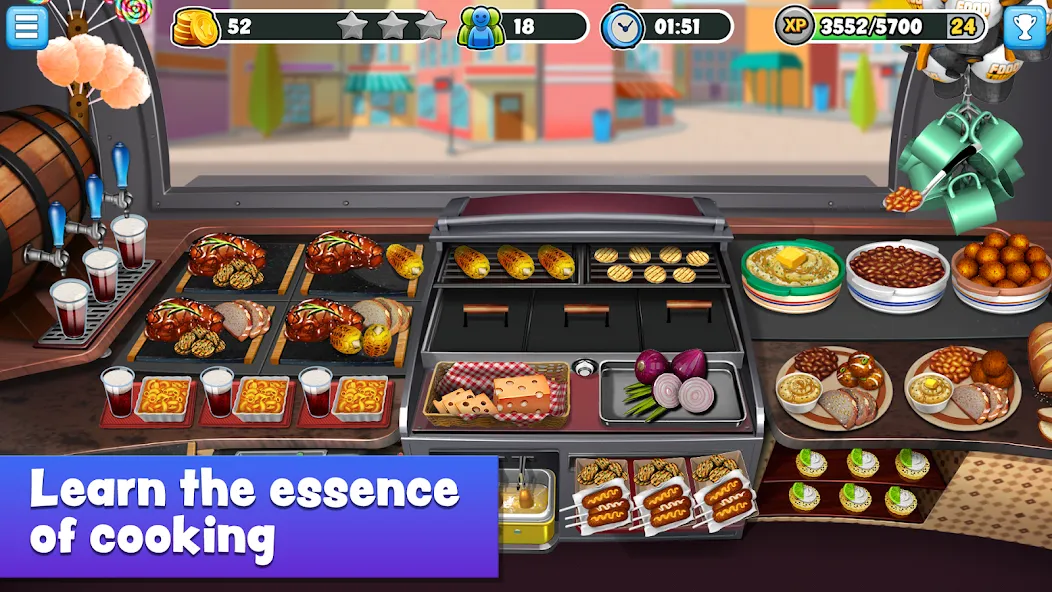 Food Truck Chef™ Cooking Games (Фуд Трак Шеф) [МОД: Бесконечные деньги, Монеты и Мега MOD] Screenshot 1