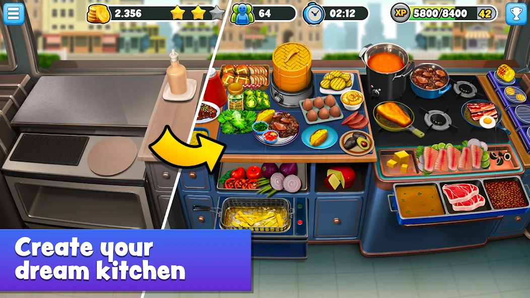 Food Truck Chef™ Cooking Games (Фуд Трак Шеф) [МОД: Бесконечные деньги, Монеты и Мега MOD] Screenshot 3